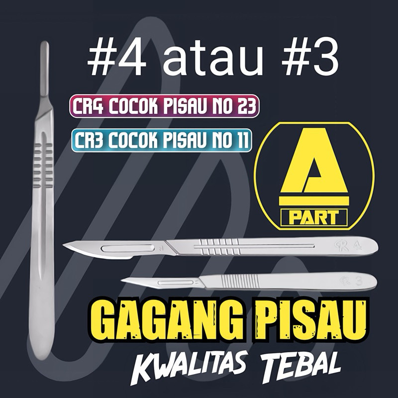 

GAGANG PISAU BEDAH / GAGANG PISAU SERVICE IC KWALITAS TEBAL LOGAM
