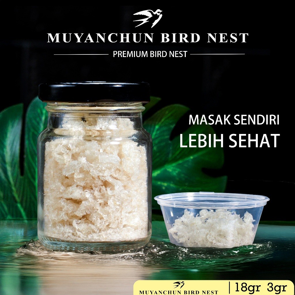 

Sarang Burung Walet Kering Premium Hancuran - Original bersih Tanpa Pengawet dan Bahan Kimia