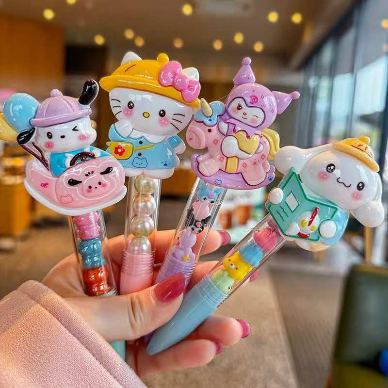 

Pulpen Anak Karakter Sanrio Kartun Mutiara Jumbo Resin DIY