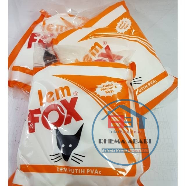 

RHEMA Lem Fox Putih 400 Gram (Orange) (Lem Kayu Dan Plamir)