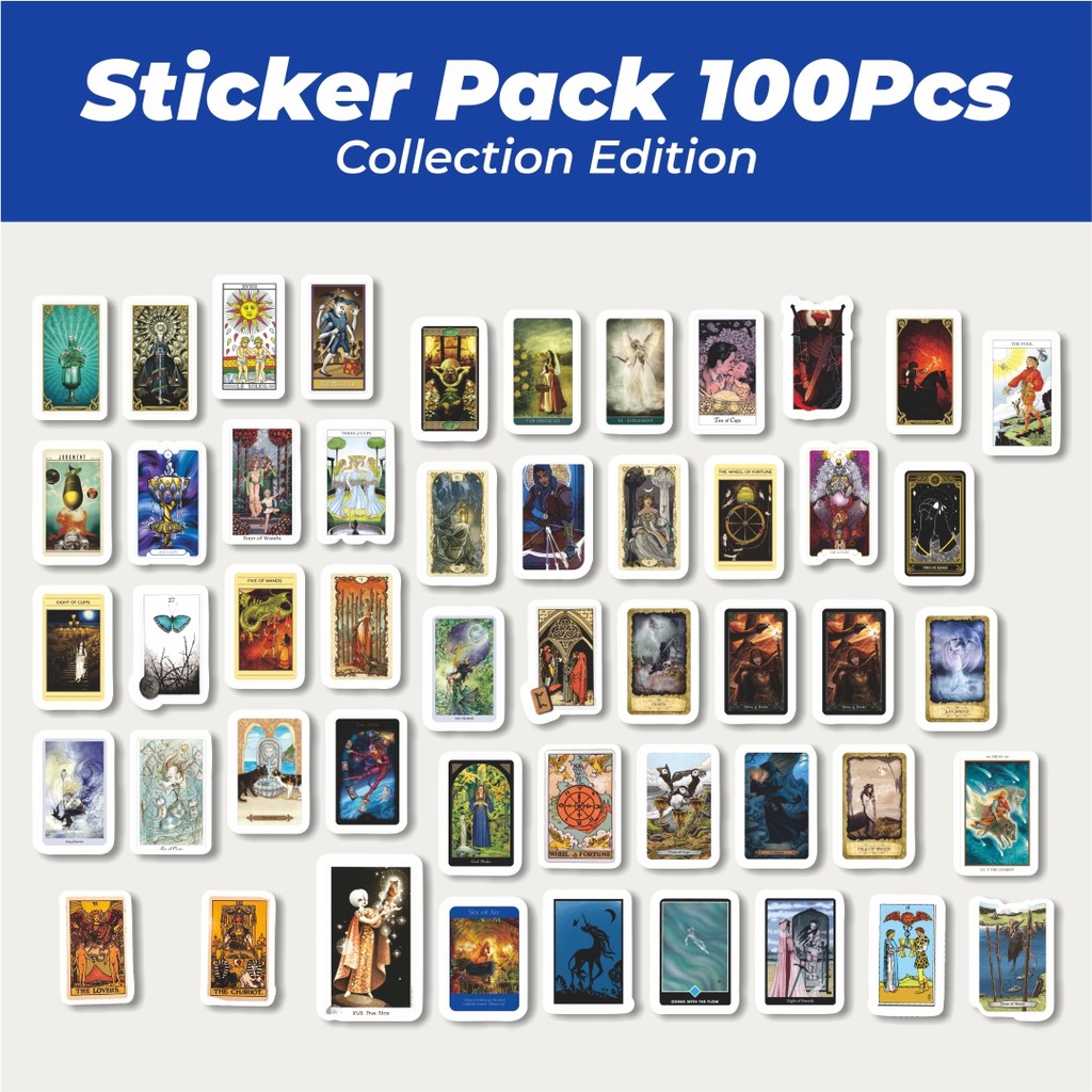 

Hot Sticker Ramalan Tarot Terror Sticker Lucu Anti Air Stikers Berperekat Waterproof Sticker Decal Buat Motor Helm Buku Journal Koper Casing HP Laptop Botol Minum