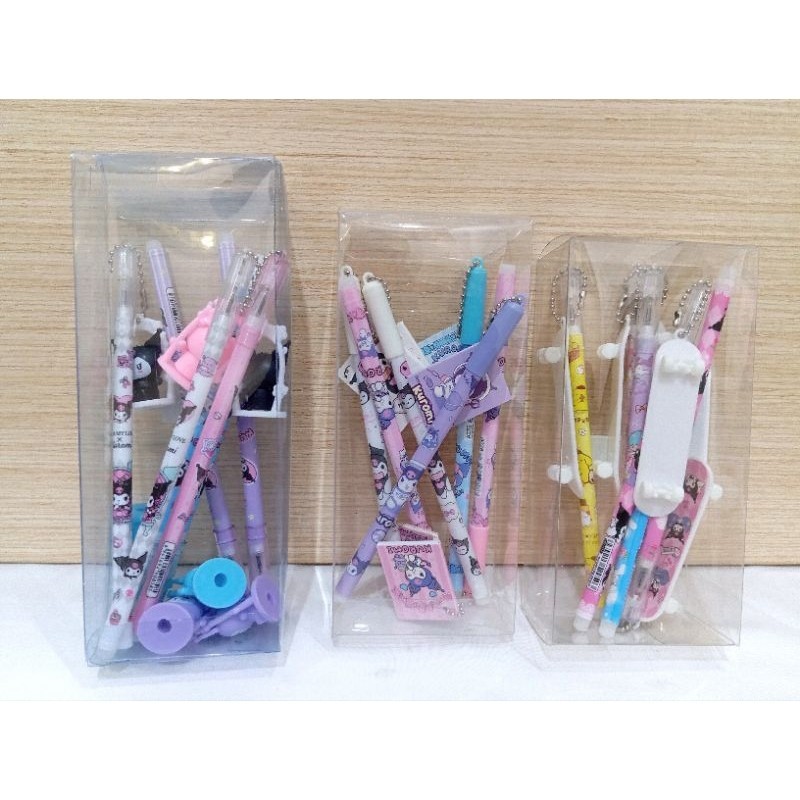 

(12PCS)PULPEN GEL KARAKTER LUCU SERIES SANRIO KUROMI CINAMOROL/PEN GEL LUCU KARAKTER
