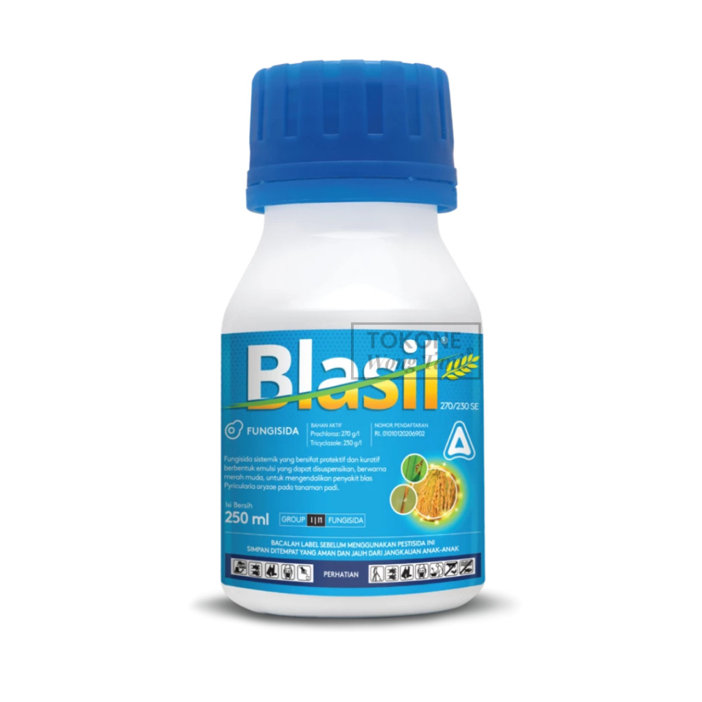 Fungisida BLASIL 270/230 SE isi 100Ml Original ROYAL AGRO Sistemik Untuk Penyakit Busuk Akar & Batan