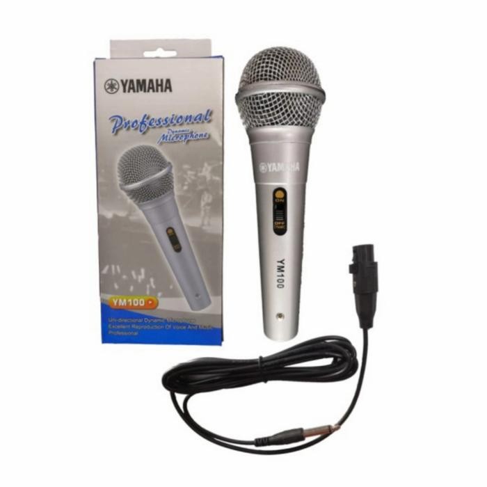 MIC YAMAHA YM 100 MICROPHONE KABEL