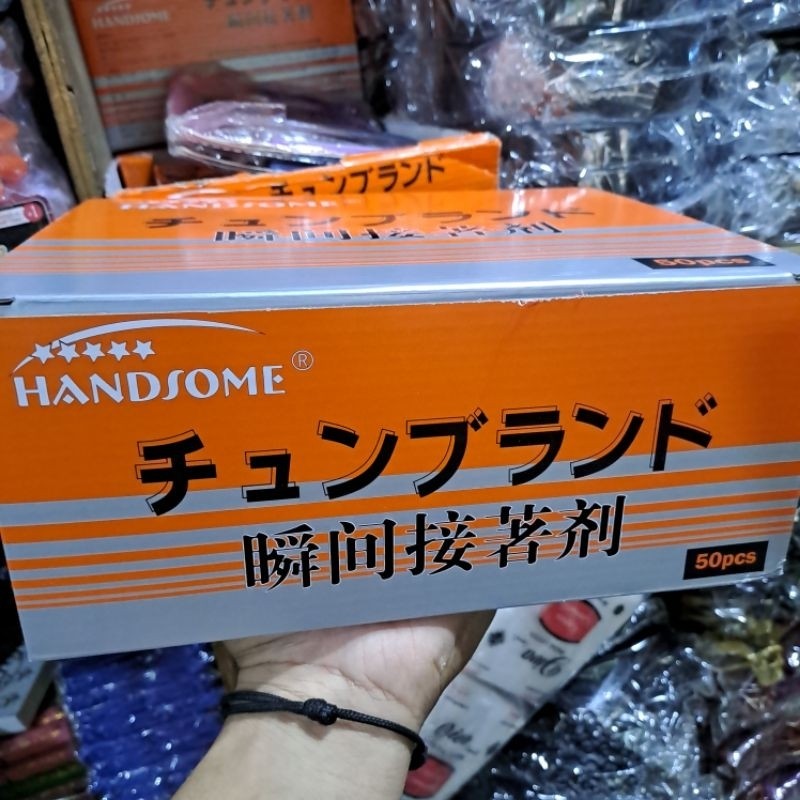 

NEW Lem serbaguna handsome hs 10 isi 50 pcs Lem murah PREMIUM