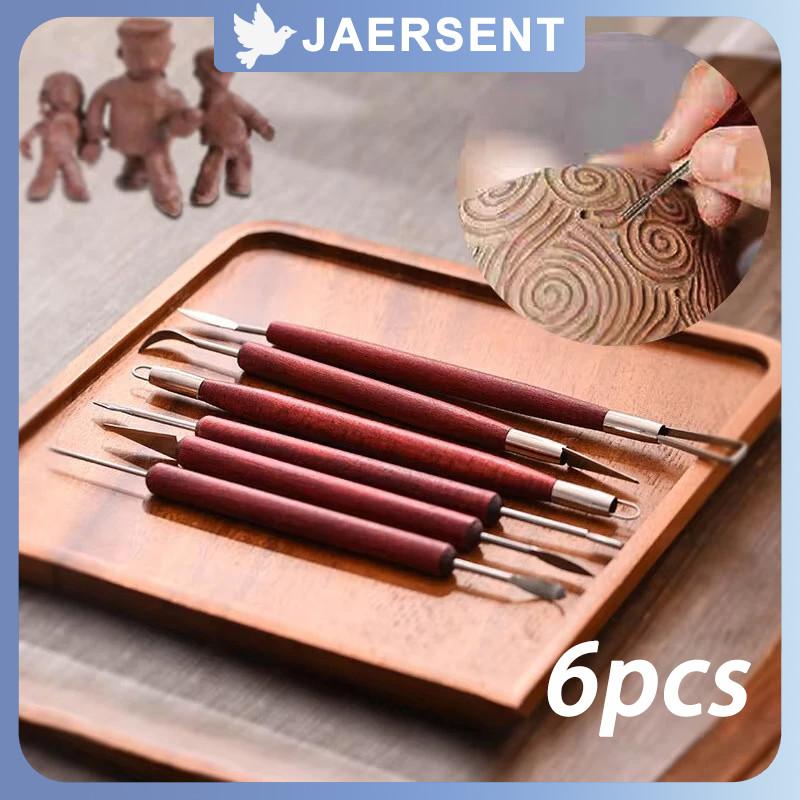 

6PCS Clay Sculpting Tools/Alat Ukir Tembikar Polimer /Alat Tanah Liat Lilin