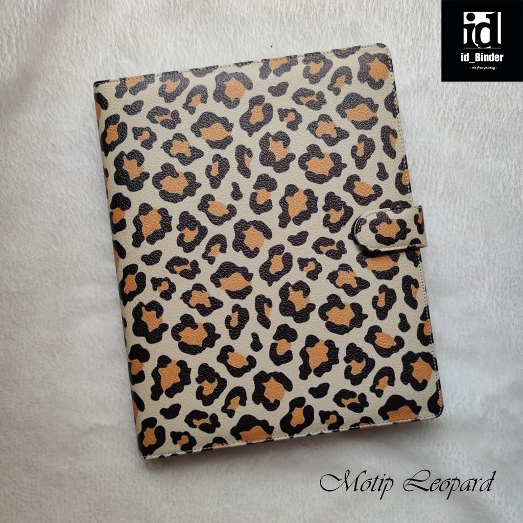

Binder Printing Motif Leopard Kulit Sintetis A5/B5