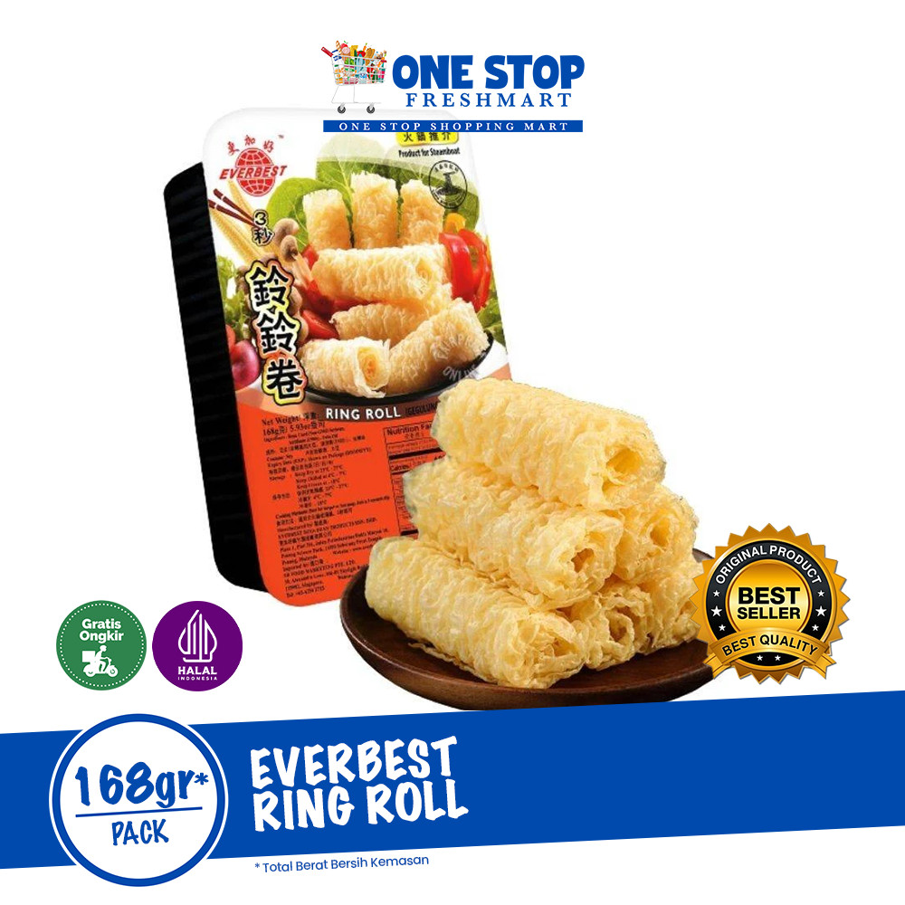 

EVERBEST RING ROLL 168GR / KULIT TAHU / GEGULUNGAN SOYA