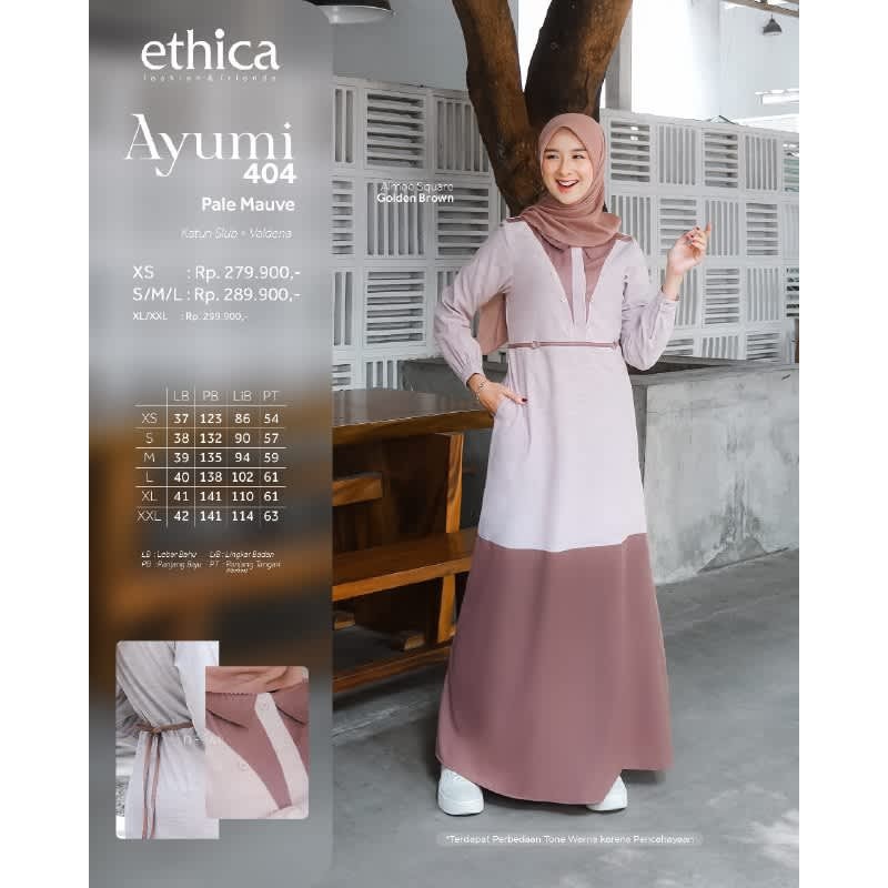 ETHICA GAMIS DEWASA  AYUMI 404 P.MAUVE