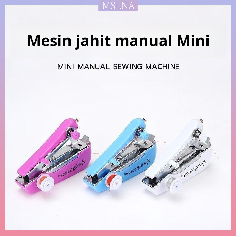 Mesin jahit listrik genggam multifungsi untuk rumah, mesin jahit tangan mini portabel, mesin jahit D