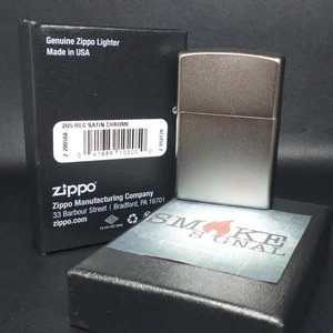 Zippo 205 Satin Chrome Original