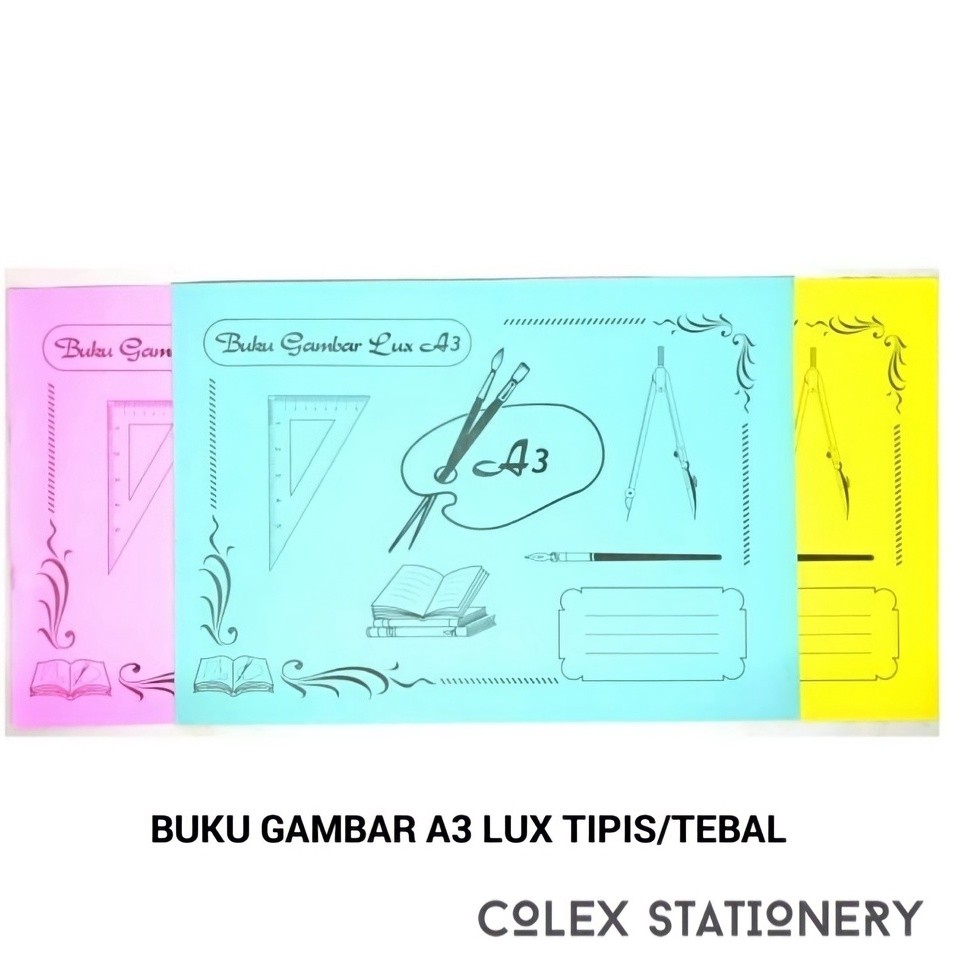 

Buku Gambar Deluxe A3 / Buku Gambar Murah