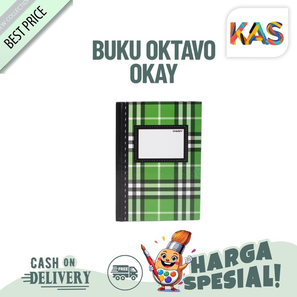 

Buku Oktavo okey A6 100 lembar / Buku Catatan Kecil A6 Okey 100 Lembar
