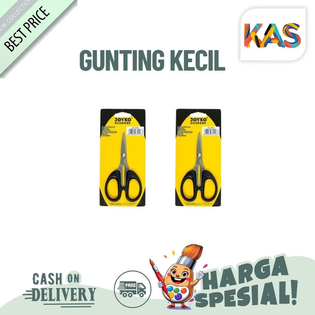 

Gunting Kecil Joyko SC-828 Scissors Mini- Satuan