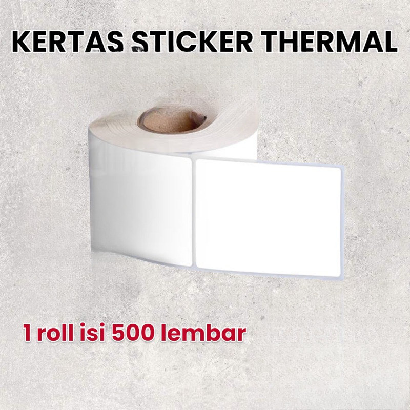 

Label Thermal Resi 100x150mm / Sticker Resi Barcode