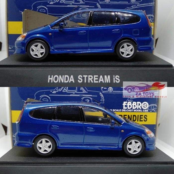 Honda Stream IS Biru by Ebbro Trendies Skala 43