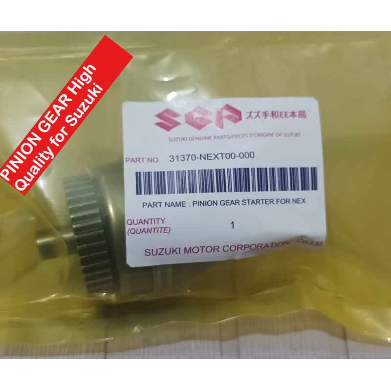 Pinion Gear dobel Starter - Granat Suzuki Nex l dan ll