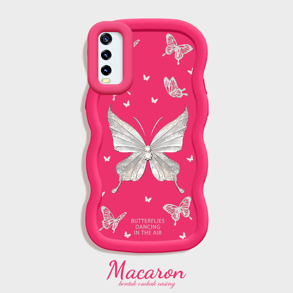 Casing Kupu-kupu Yang Cantik Hp For Vivo Y12A Y20S G Y20i Y20S Y12S Y20 2021 Cassing Soft Phone Case