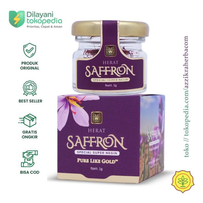 

Dijual SAFFRON SAFRON Super Negin Asli Original Afghanistan Kashmir Iran 1 Gr - SAFFRON 1 GR Terlaris Tbk
