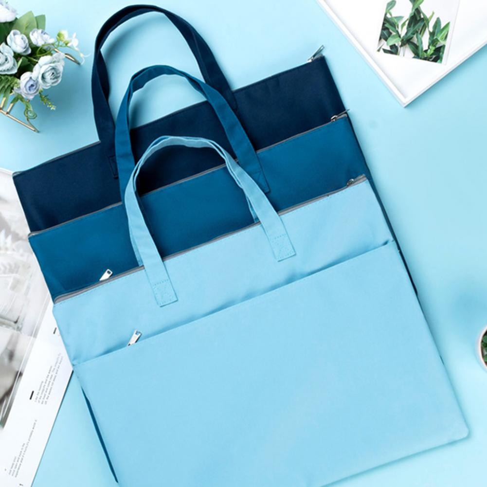 

Art Portfolio Bag A3 A4 Art Folder Portfolio Carrying Case with Handle Waterproof Artist Supply Storage Tote Bag for Scrapbook