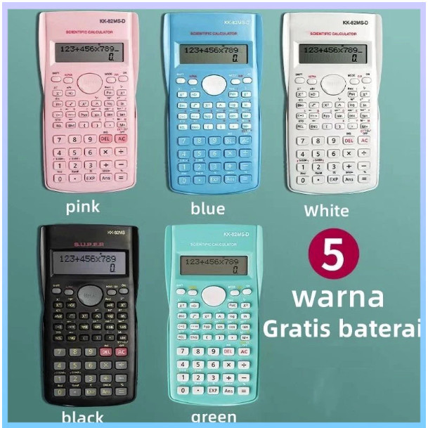 

[SH38] KALKULATOR ILMIAH DEXIN FUNGSI SCIENTIFIC 240 KK