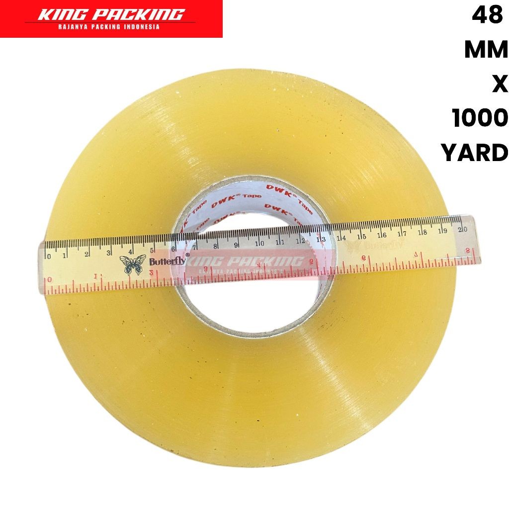 

(INSTANT) Lakban Super Jumbo Bening / Coklat 45MM X 1000 Yard (DUS)