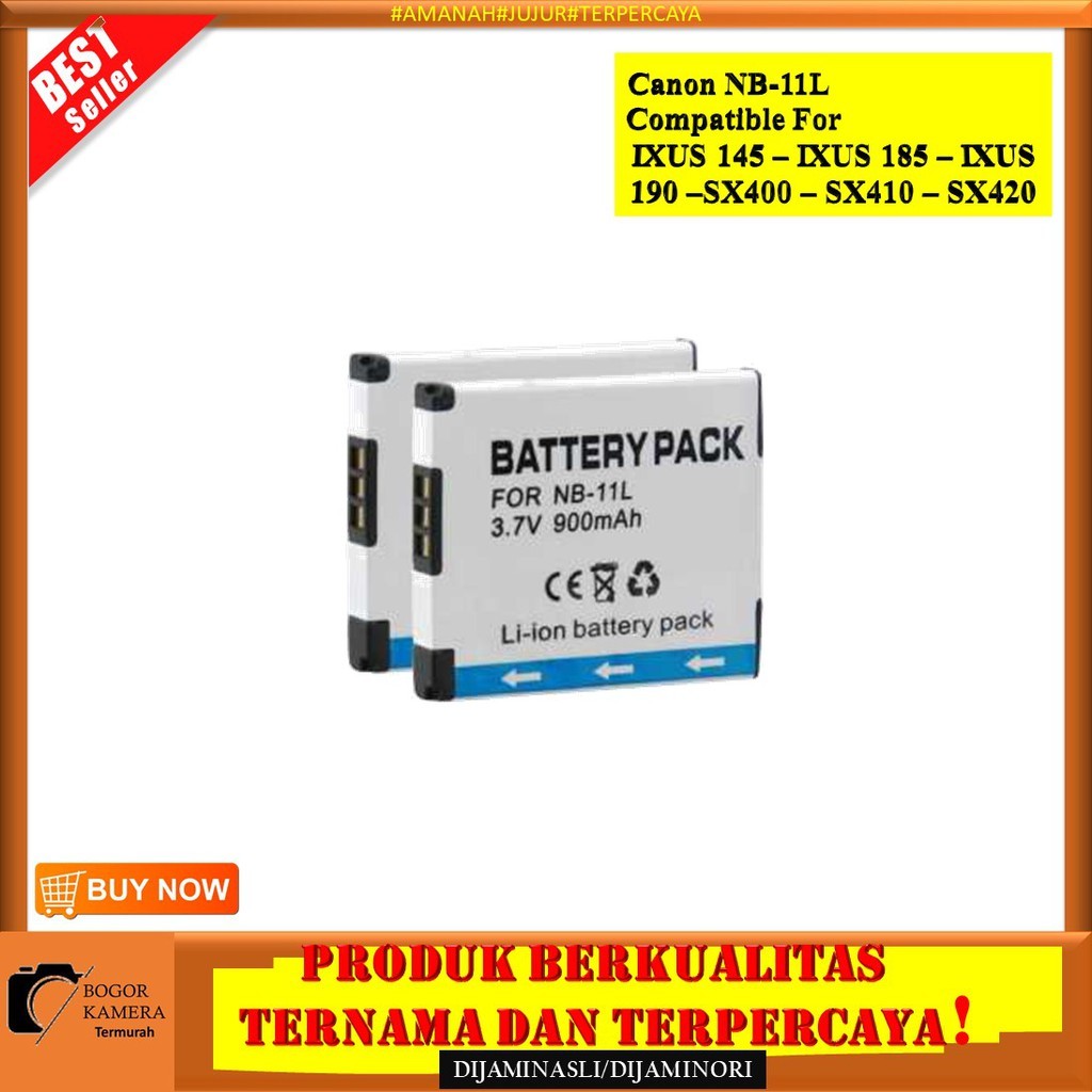 Baterai Battery Nb-11L Nb-11Lh For Canon sx430 Ixus 180 Ixus 190CO