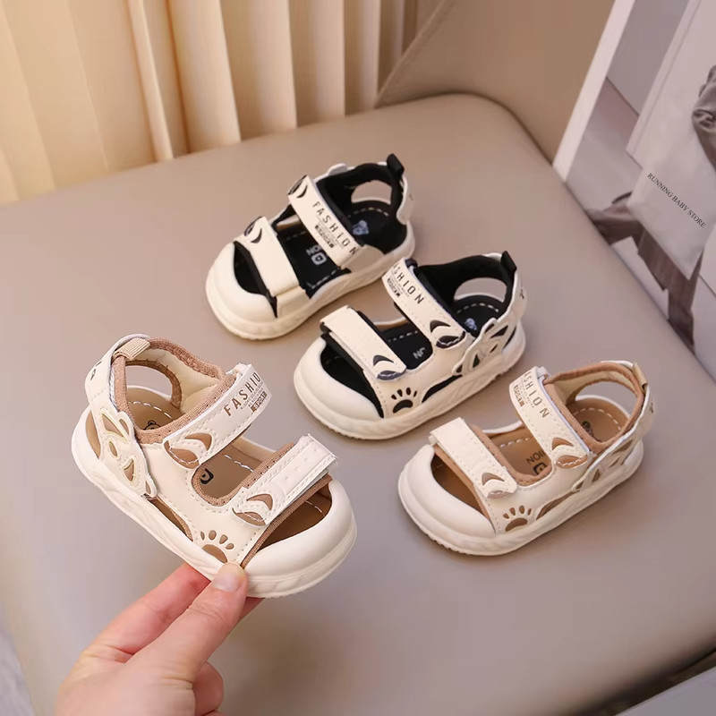 Summer Baby Sandals for Girls Boys Soft Bottom PU Leather Children Shoes Fashion Little Kids Beach S
