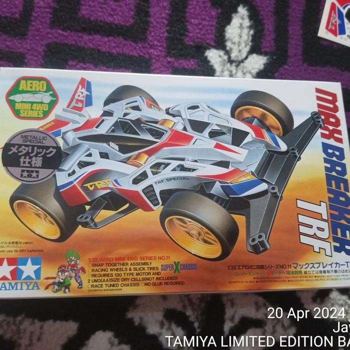 TAMIYA MAX BREAKER TRF METALLIC SPECIAL RED PLATTED RARE MADE IN JAPAN