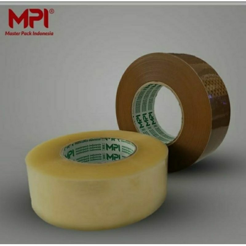 

Lakban Bening Coklat 45MMx300Yard Brand Master Pack Indonesia Cibinong