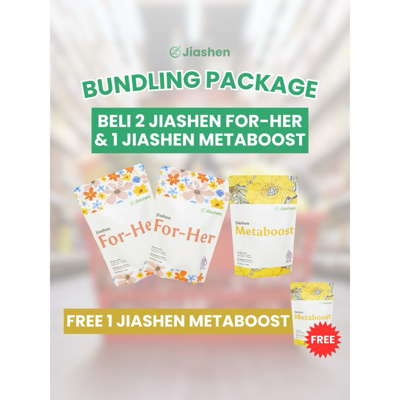 

[Spesial Bundling] Jiashen For Her 2 & Metaboost 2 (Beli 3 Gratis 1)