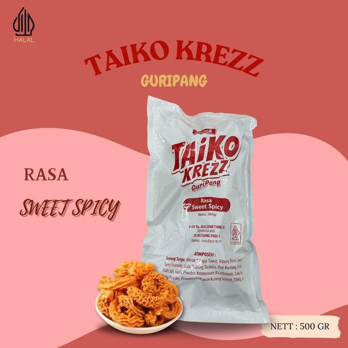 

cubbi.store COD (HALAL)Taiko Krezz 500g/1000g Keripik Gurita Octopus Roasted Snack camilan/makanan kembung/ puffed, citarasa baik, renyah dan lezat, makanan puffed daribahan baku berkualitas Food Kripik Cemilan Pedas Crispy Chips Ayam - ENAK 1