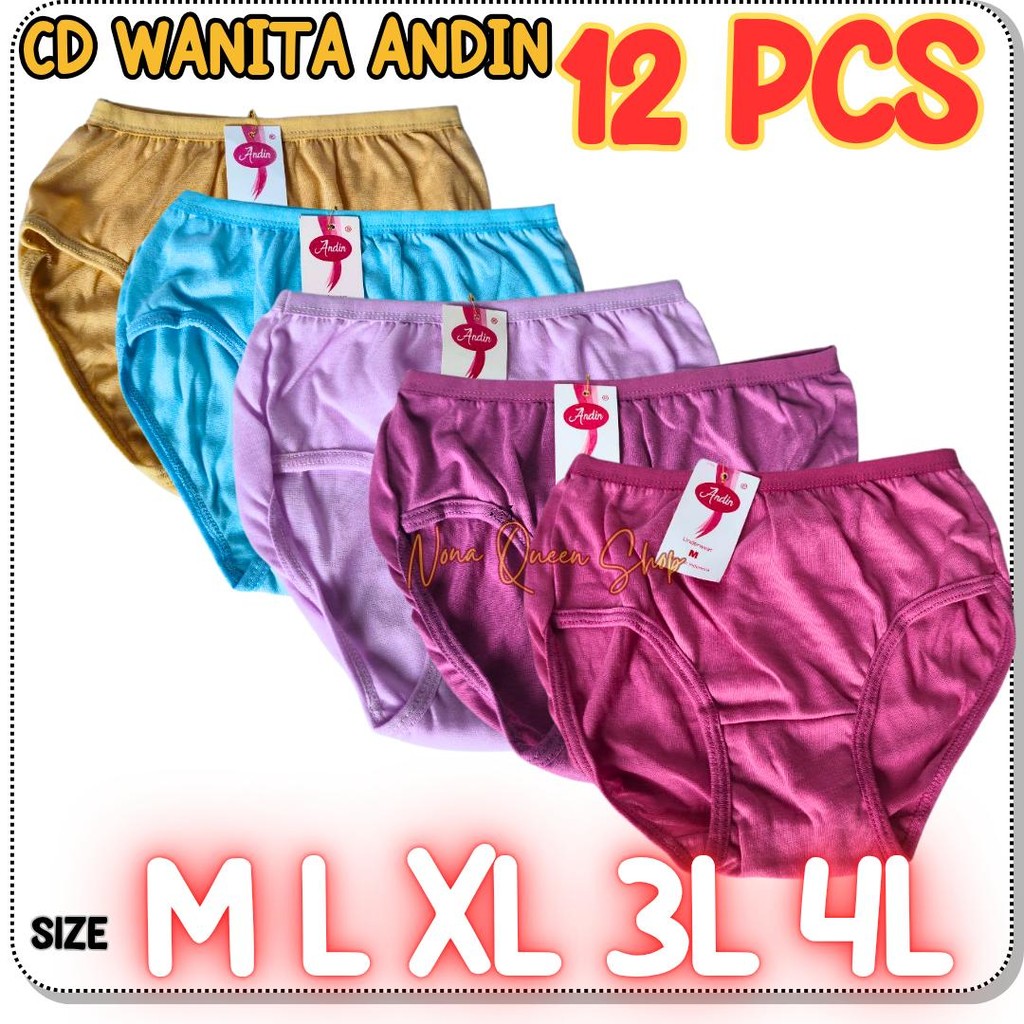 12 PCS Celana Dalam Wanita Anak Perempuan Remaja Wanita Remaja CD Anak SD SMP SMA Wanita Dewasa