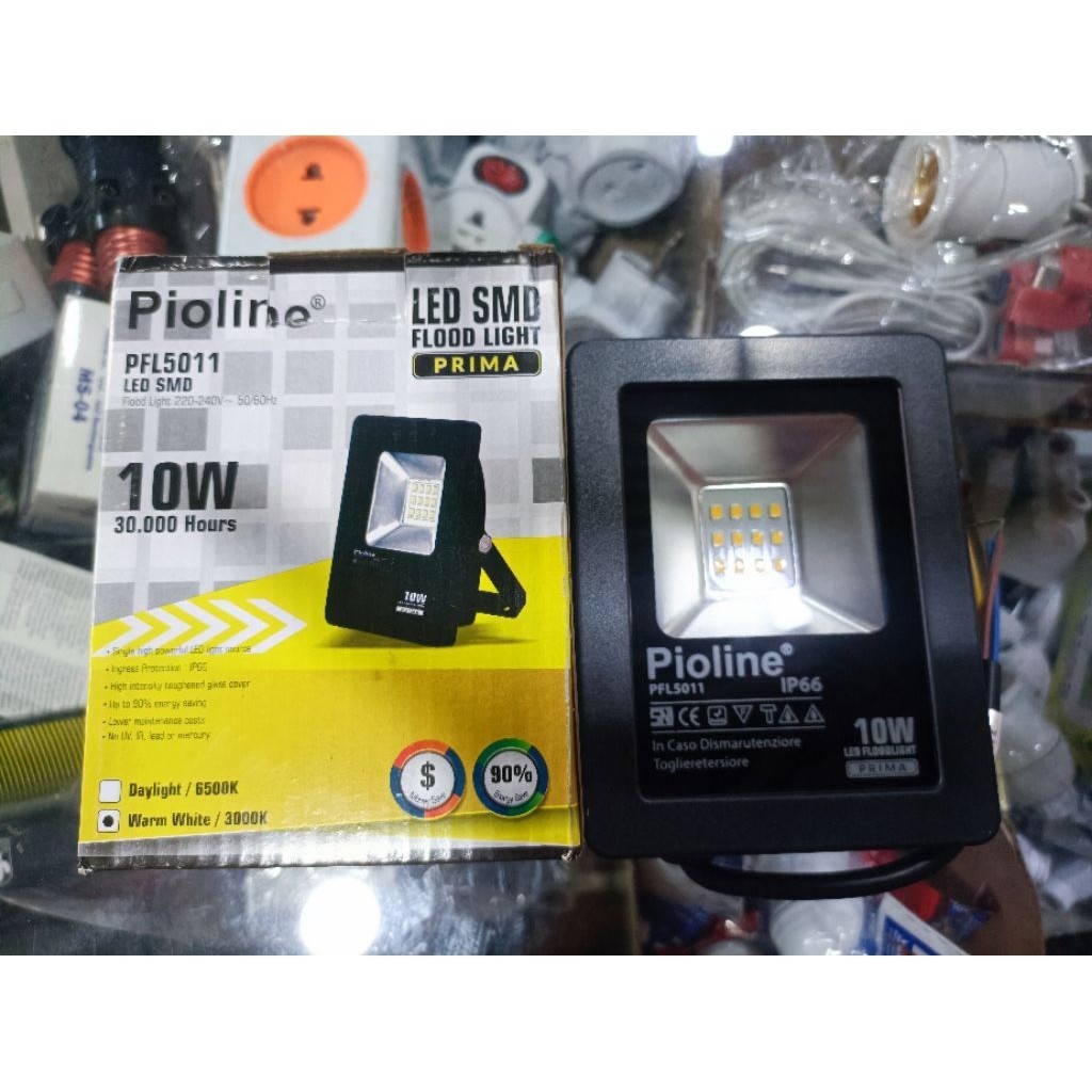 LAMPU SOROT LED FLOOD LIGHT PIOLINE PRIMA 10WATT