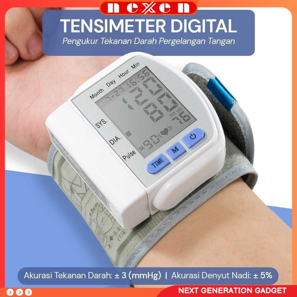 Tensimeter Digital Pengukur Tekanan Darah Wrist Monitor - CK-102S