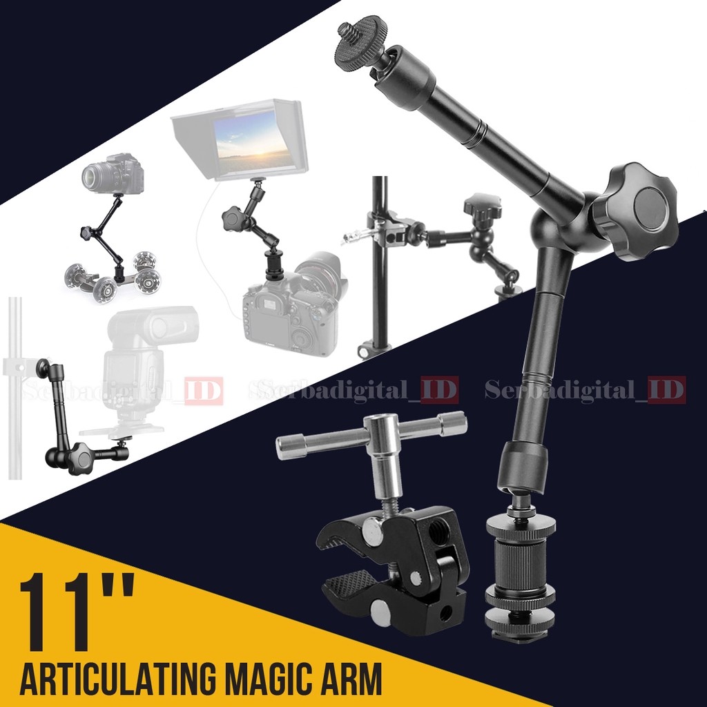 Magic Clamp / Magic Arm 11 Inch includ Super C-Clamp