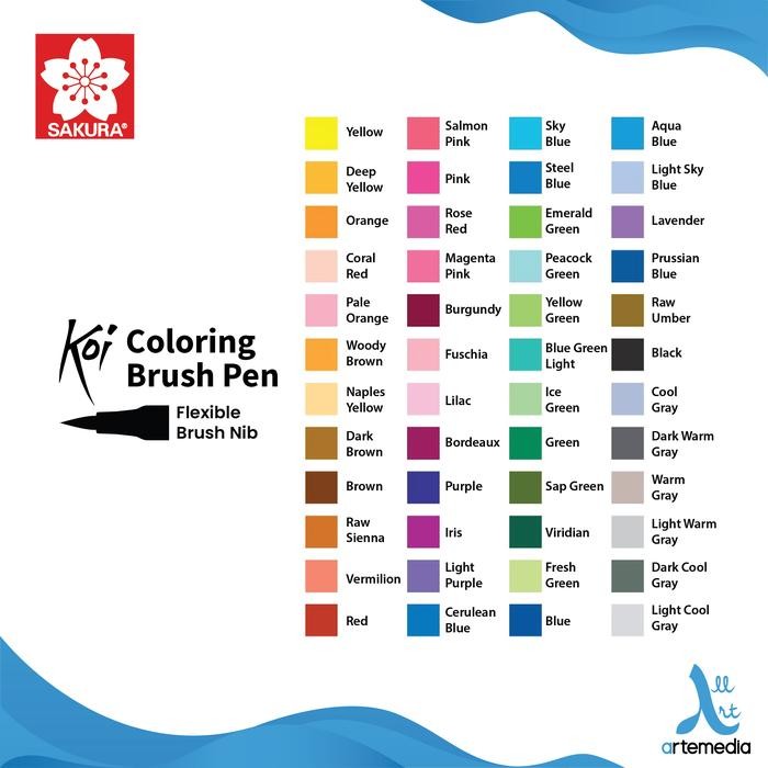 

Promo Brush Pen Sakura Koi Cooring Brush Pen Pena Kuas Warna - 03/03 - PRUSSIAN BUE