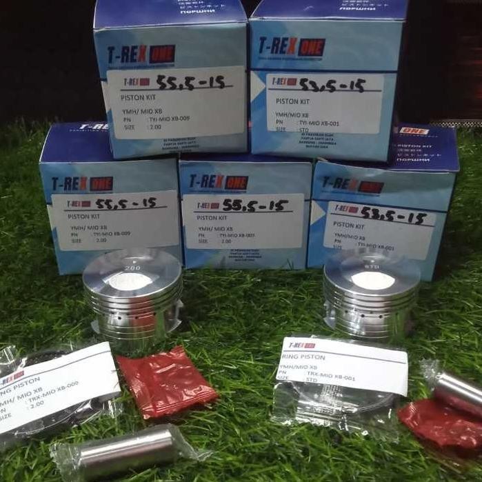 PISTON MIO XB 53,5MM 55,5MM/SEHER BORE UP HARIAN MIO XB 130CC 53,5MM 55,5MM T-REK