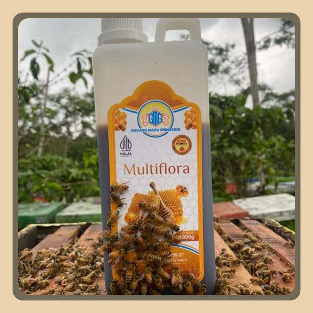 

Madu Multiflora Asli 1kg Tanpa Campuran