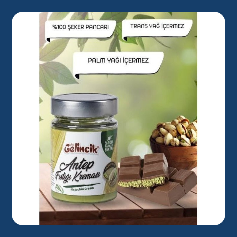 

Pistachio Spread Gelincik Antep Fistik Kremasi Pistachio Cream 320gr