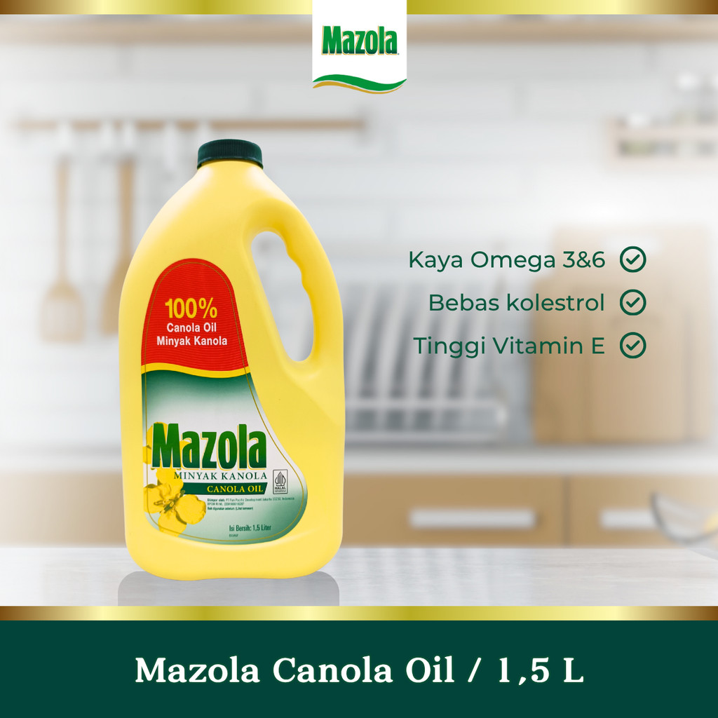 

Mazola Canola Oil Minyak Kanola 1.5 Liter