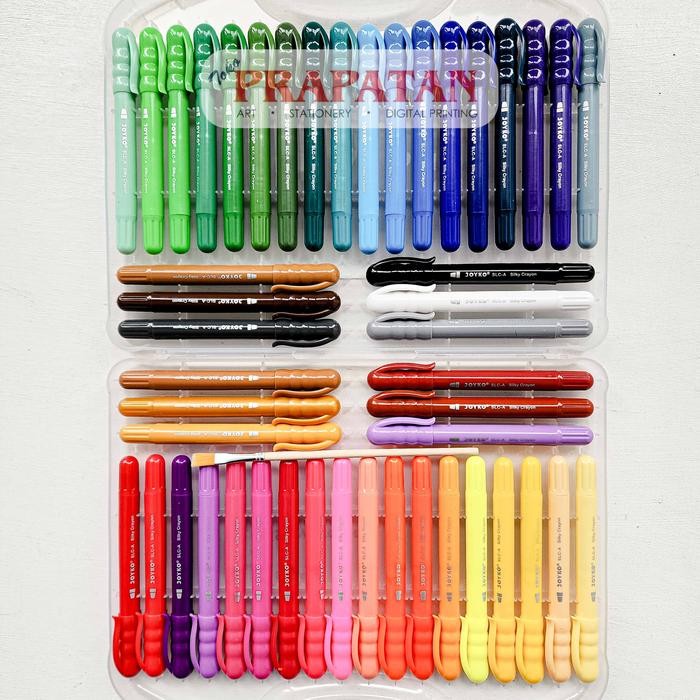 

TERLARIS! Joyko Silky Crayon 12 Warna SLCA12 / Krayon Halus Joyko - 12C