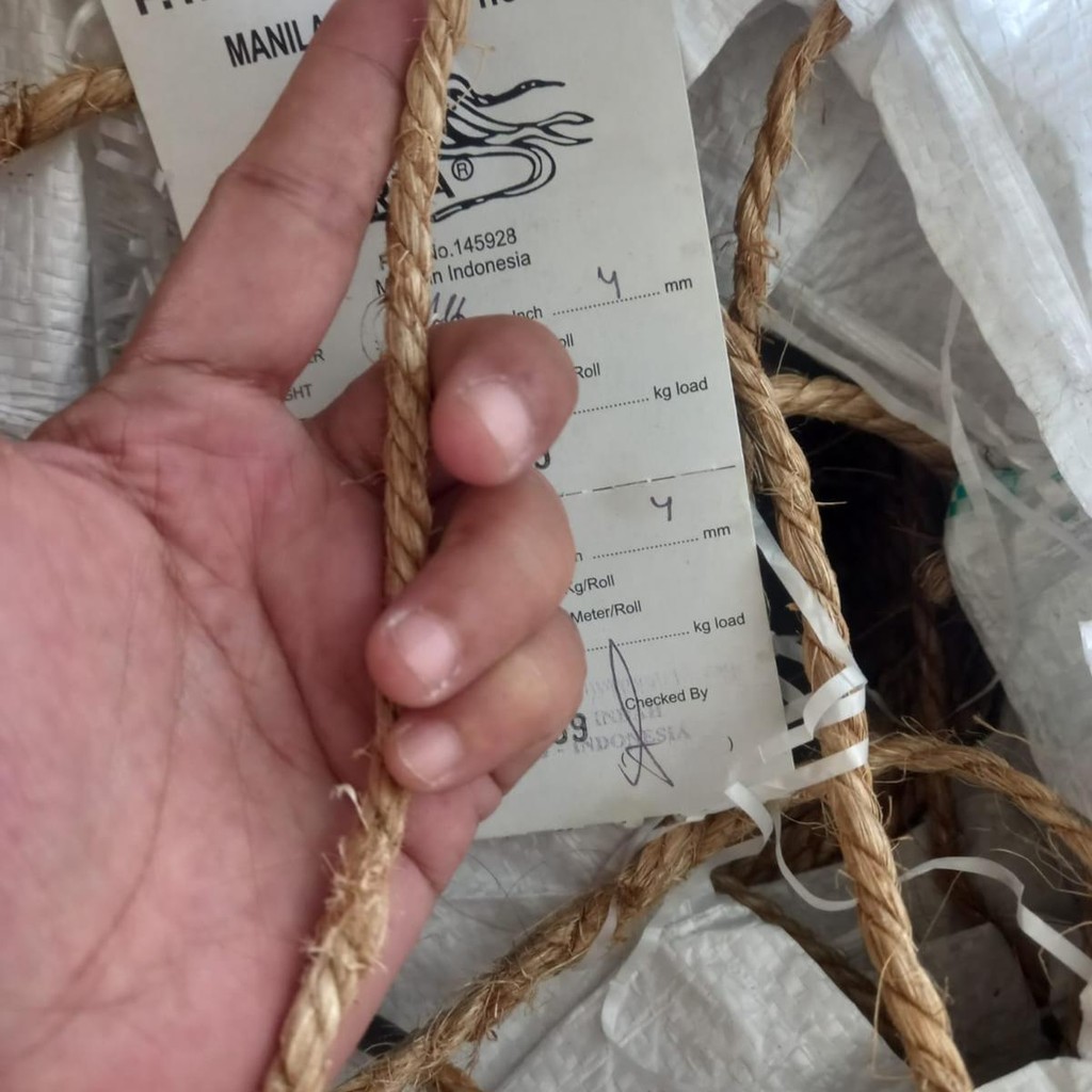 

Tali Tambang Manila 4mm 6mm Permeter