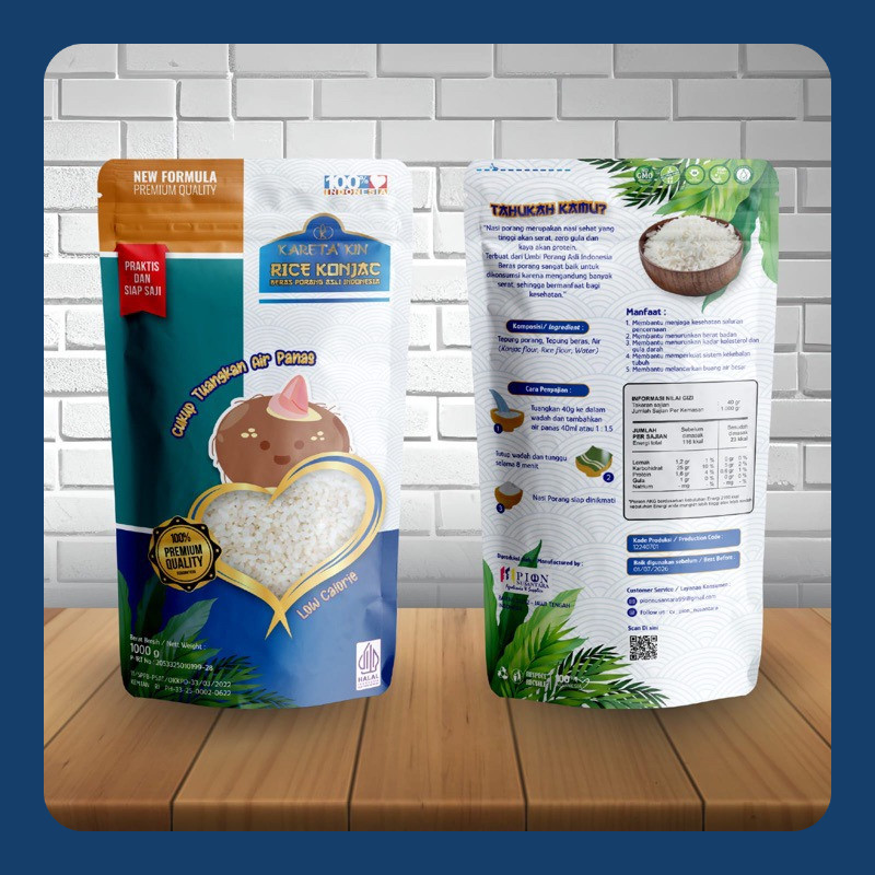 

Beras Porang KARETA KIN NEW FORMULA 1 KG - Shirataki/Konjac Rice