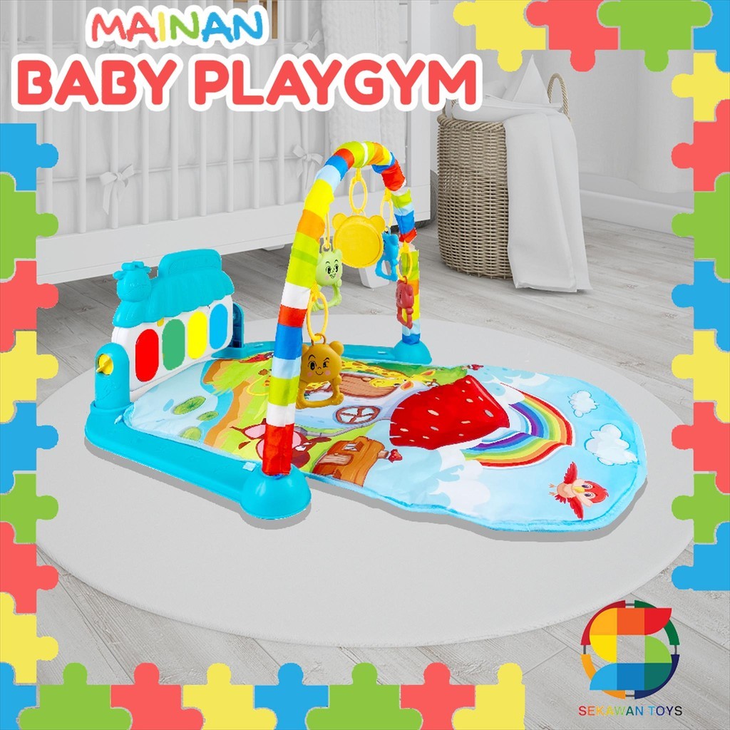 

Baby Playgym Piano Playmat/ Mainan Bayi Rattle Play Gym 518A