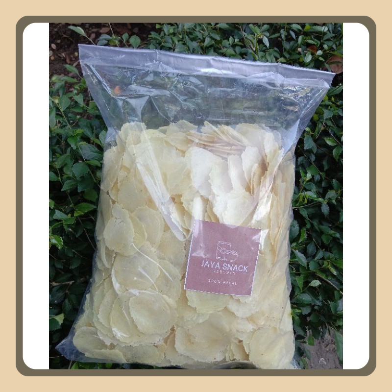 

Emping Melinjo Kemasan 1kg/Emping Per 2 Biji Melinjo/Super Kering Tipis/Emping Melinjo Asli Ambal