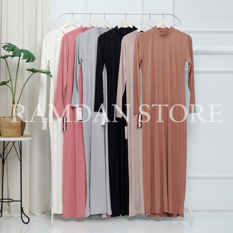 PARXETSHOP  Inner Dress Lengan Panjang / Manset Gamis Lengan Panjang Rayon Premium / Manset Gamis Po
