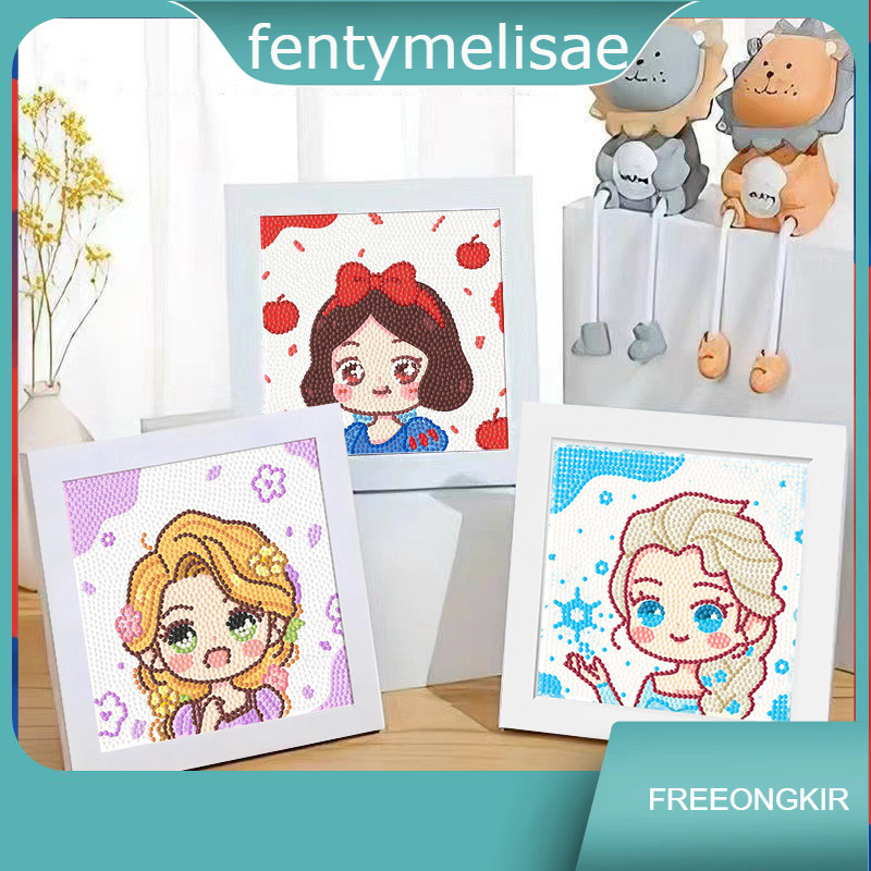 fentymelisae Mainan Diy Diamond Painting Set DIY Diamond Canvas 5D DIY Diamond Painting Full Drill