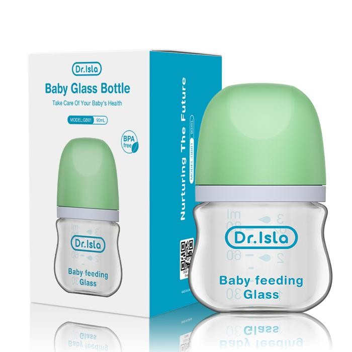 [Promo]New Arrival Dr.isla GB01 Botol Susu Bayi Anti Jatuh Bahan PP Tahan Panas Tinggi Dot Terbaru D
