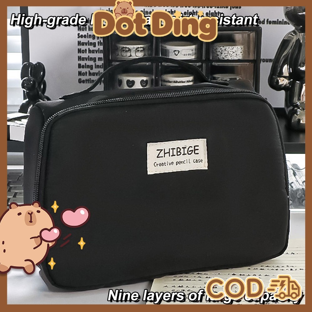 

[DOTDING] 9 Lapisan Kasus Pensil Kapasitas Besar Kanvas Estetika Multifungsi Kantong Pena Multifungsi Tas Pena Siswa Perlengkapan Sekolah Alat Tulis H446